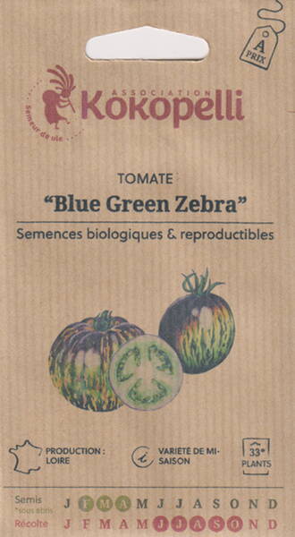 Tomato "Blue Green Zebra"